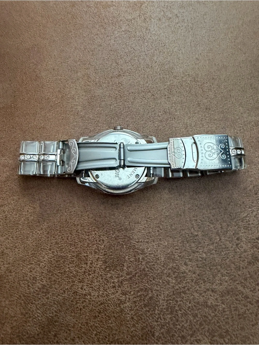 Brighton Silver Crystal Bezel Women's Watch - NEW BATTERY